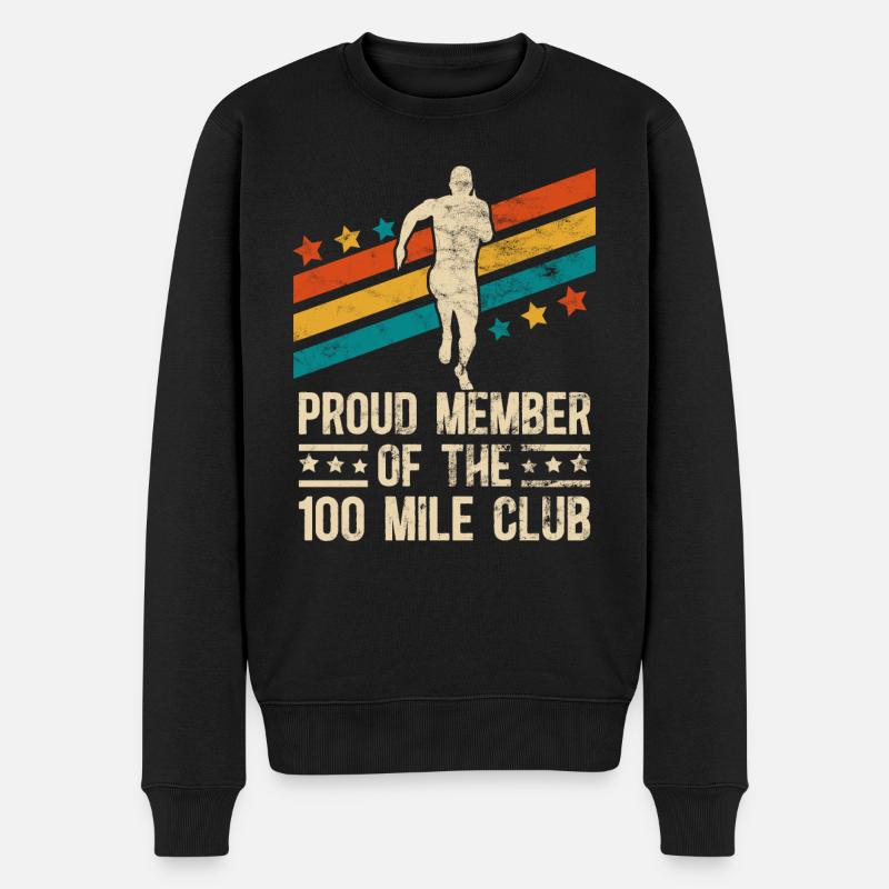 100 Mile Club Ultra Run Trailrunning Ultraläufer - Männer Premium Bio Pullover - Schwarz