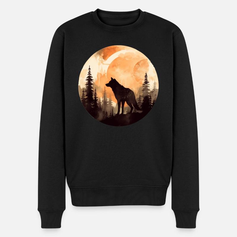 Nuire au loup - Pull Premium bio Homme - noir