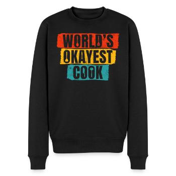 Chef amateur Humour Cuisine Le meilleur cuisinier du monde Drôle - Pull Premium bio Homme - noir - Devant - Nico (187cm)
