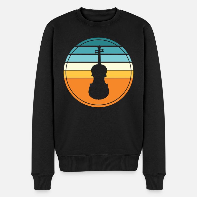 Cello Geige Violine Cellisten Violoncello Cellist - Männer Premium Bio Pullover - Schwarz