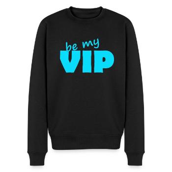 SOYEZ MON VIP - Pull Premium bio Homme - noir - Devant - Nico (187cm)