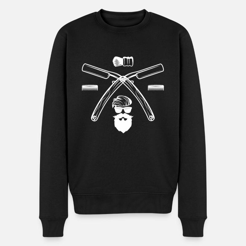Bart Accessoires | Hommes barbus - Pull Premium bio Homme - noir