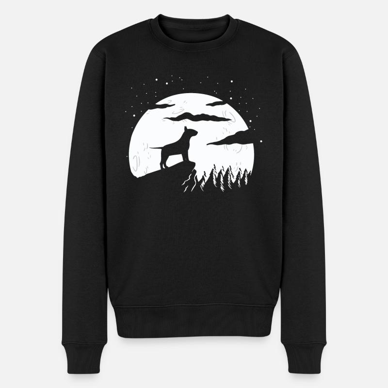 Bull terrier - Pull Premium bio Homme - noir