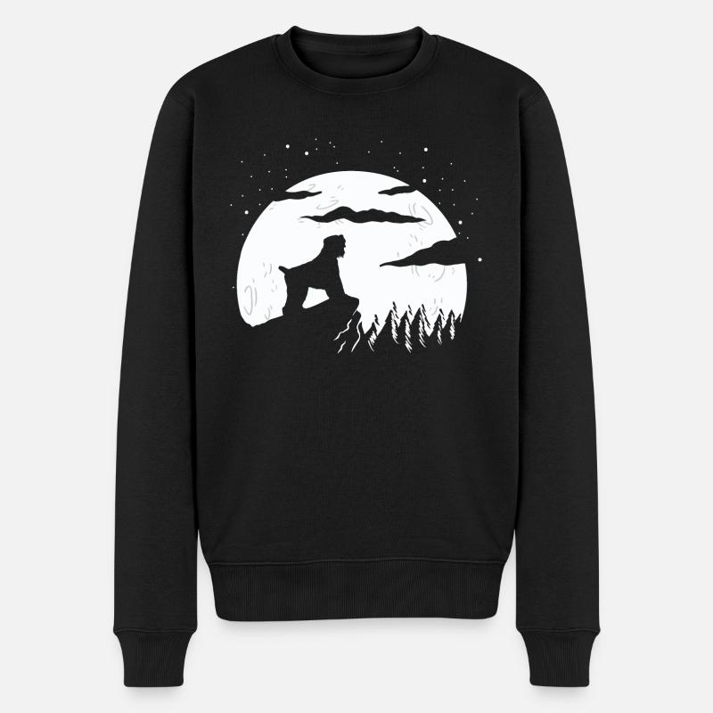 Black Russian Terrier - Männer Premium Bio Pullover - Schwarz