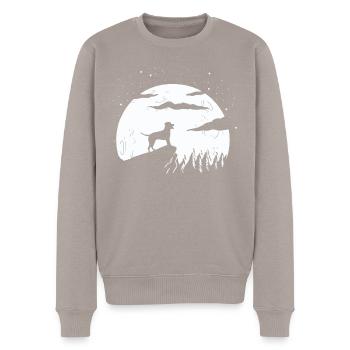 Louisiana Catahoula Leopard Dog - Männer Premium Bio Pullover - Taupe - Vorne - Nico (187cm)