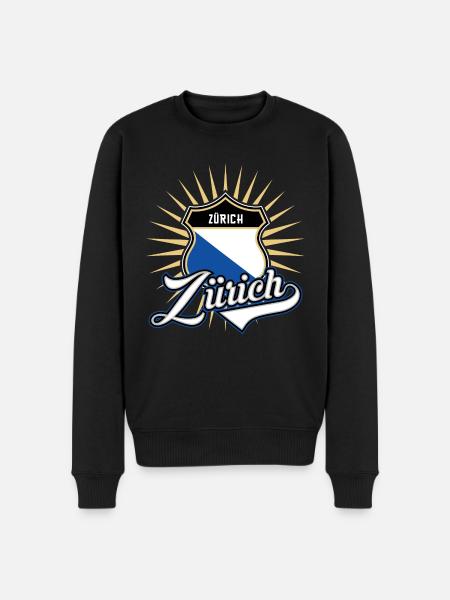 Zurich - Men's Premium Organic Jumper - black