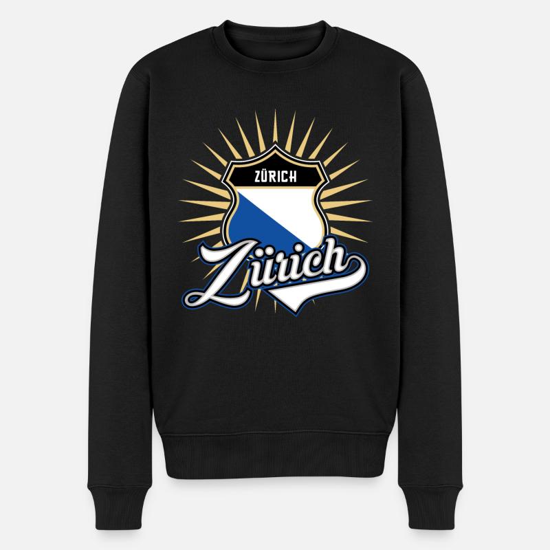 Zurich - Pull Premium bio Homme - noir