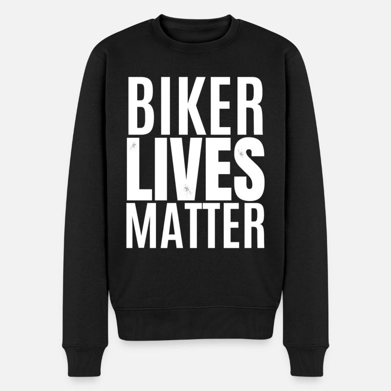 biker lives matter - Pull Premium bio Homme - noir