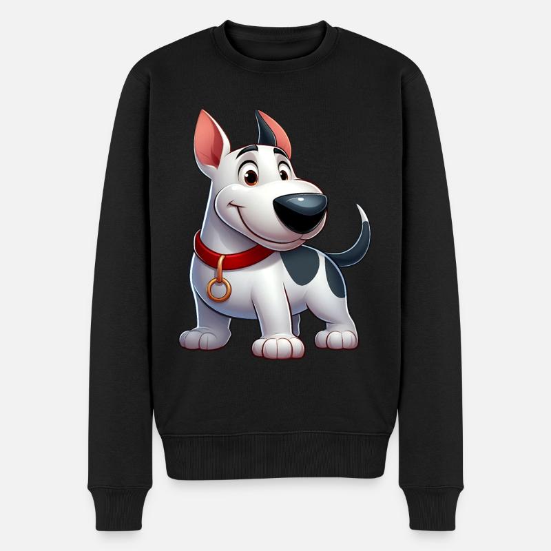 bull terrier 4 - Pull Premium bio Homme - noir