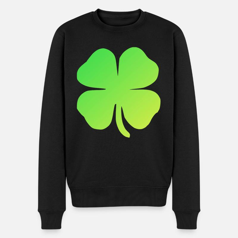 Trèfle irlandais - Pull Premium bio Homme - noir