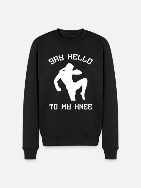 Muay Thai Thai Boxing - Men's Premium Organic Jumper - black