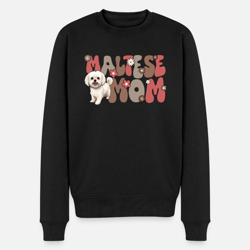 Maltese Groovy Maltese maman - Pull Premium bio Homme - noir