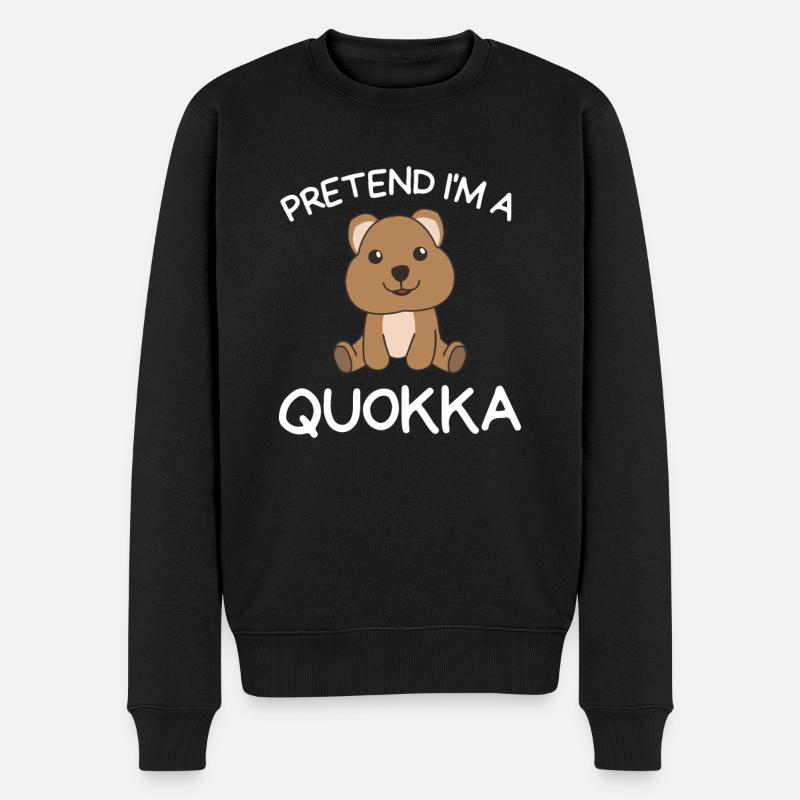 Imaginez que je suis un Quokka Halloween - Pull Premium bio Homme - noir