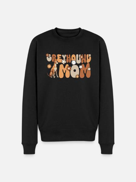 Greyhound Groovy Greyhound mom - Men's Premium Organic Jumper - black