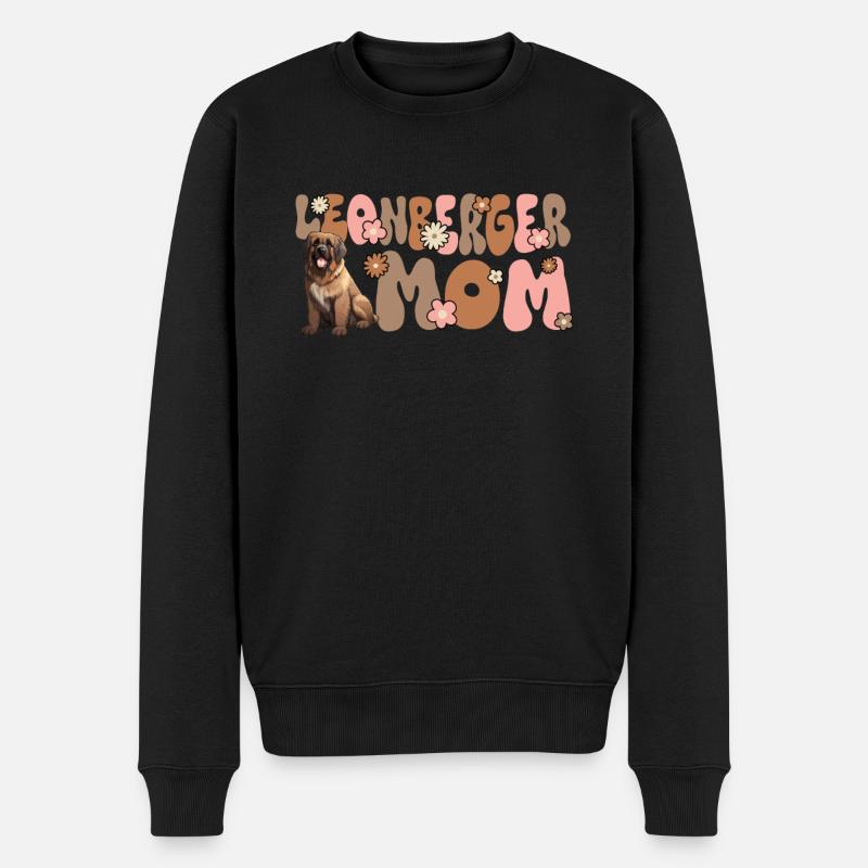 Leonberg Groovy Leonberger Maman - Pull Premium bio Homme - noir