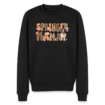 Springer Spaniel Groovy Springer maman - Pull Premium bio Homme - noir - Devant - Nico (187cm)
