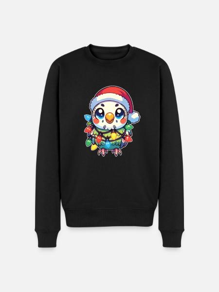 Fée de Noël Perruche - Pull Premium bio Homme - noir