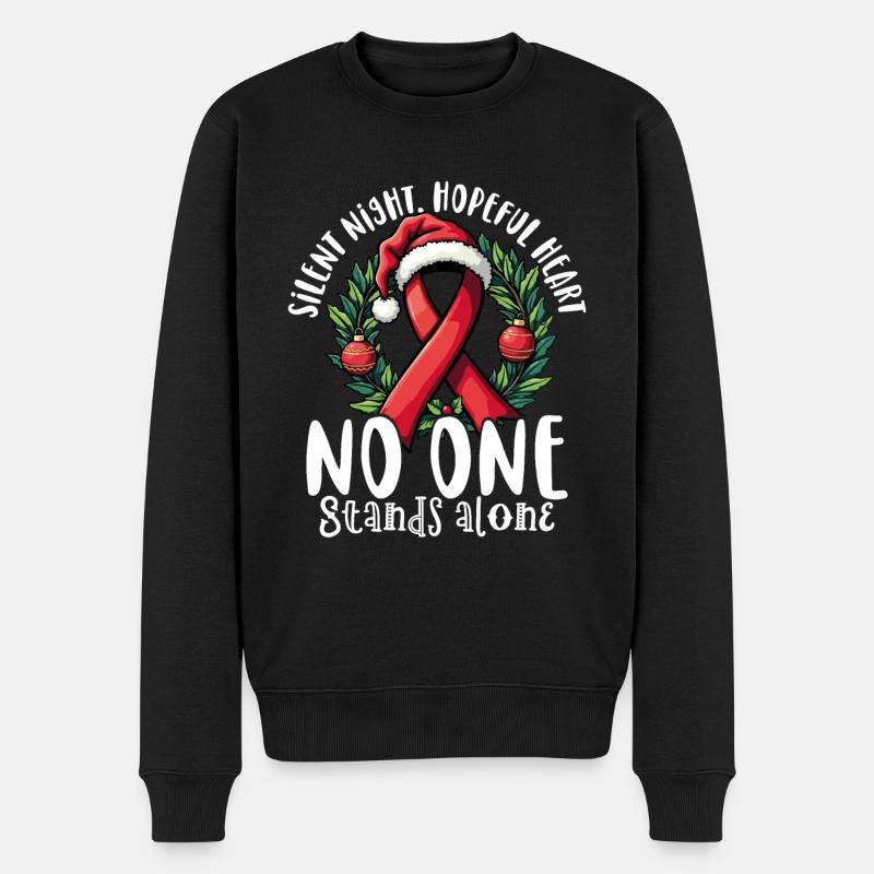 Personne n’est seul. - Pull Premium bio Homme - noir