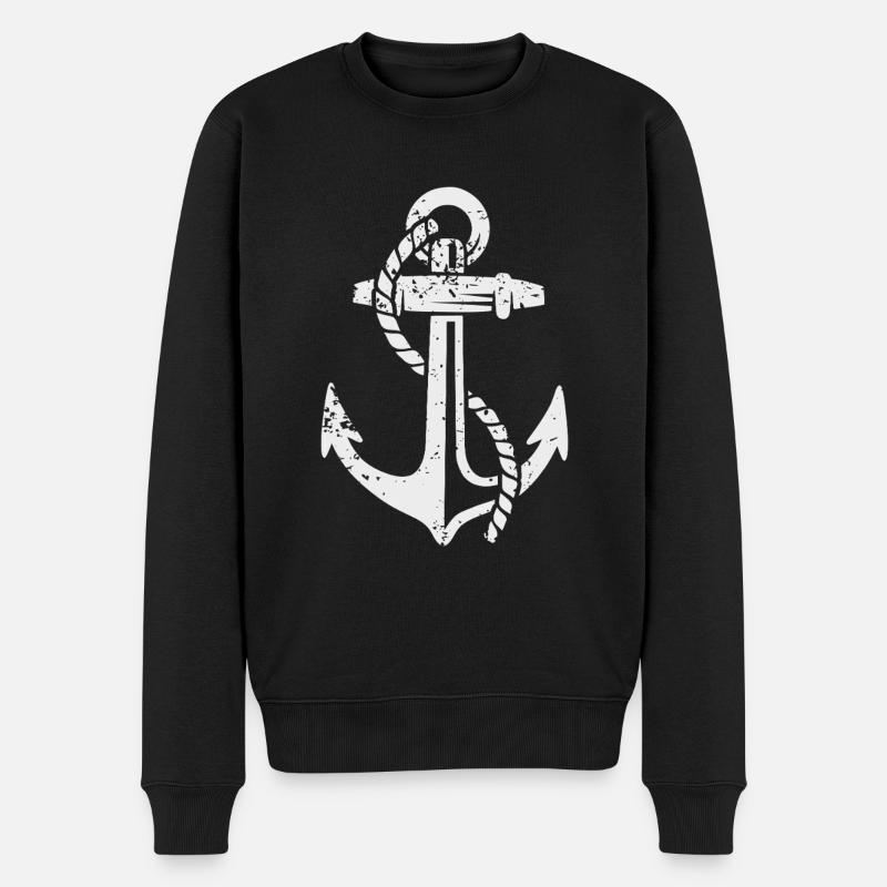 Mouillage Marin Navigation Maritime - Pull Premium bio Homme - noir