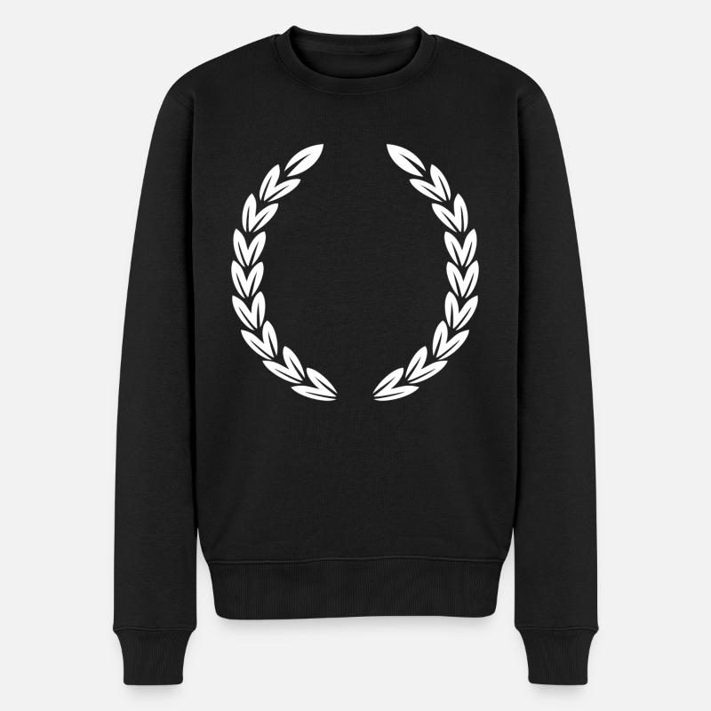 Couronne de laurier - Pull Premium bio Homme - noir