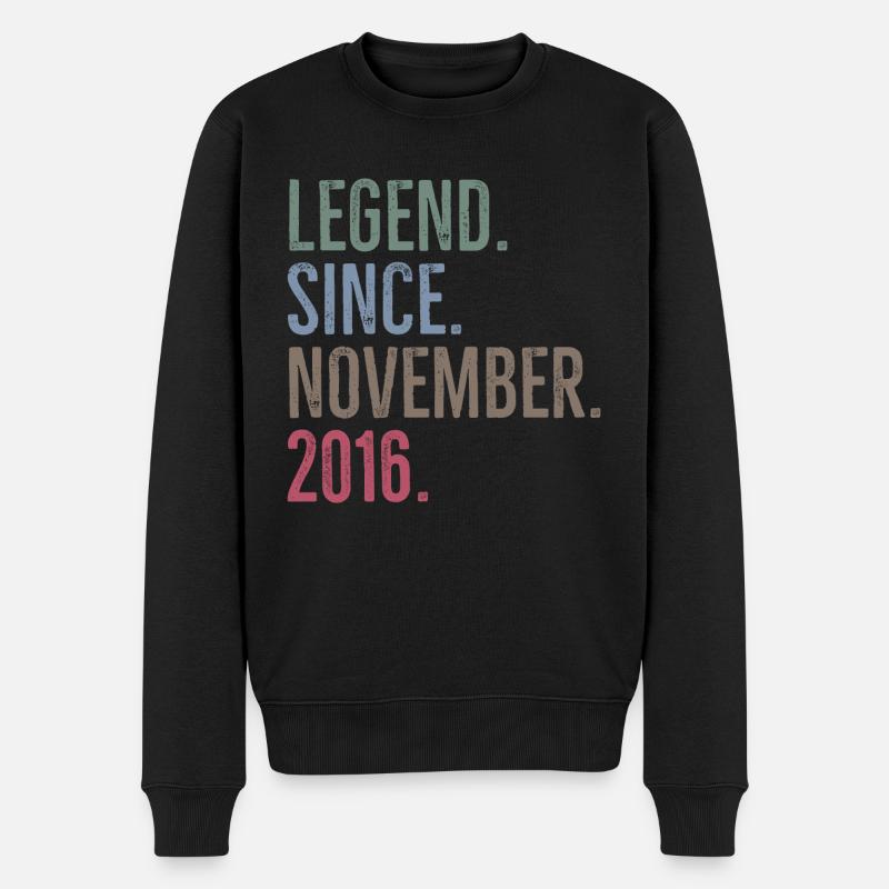 Légende depuis novembre 2016 - Pull Premium bio Homme - noir
