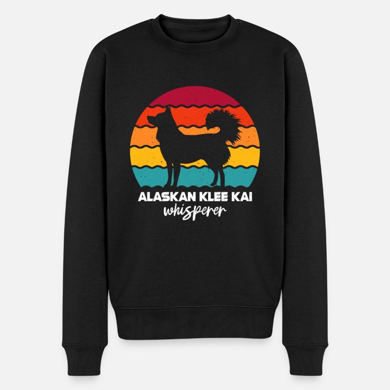 Alaskan Klee Kai - Männer Premium Bio Pullover - Schwarz