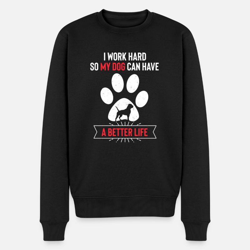 Alapaha Blue Blood Bulldog - Pull Premium bio Homme - noir