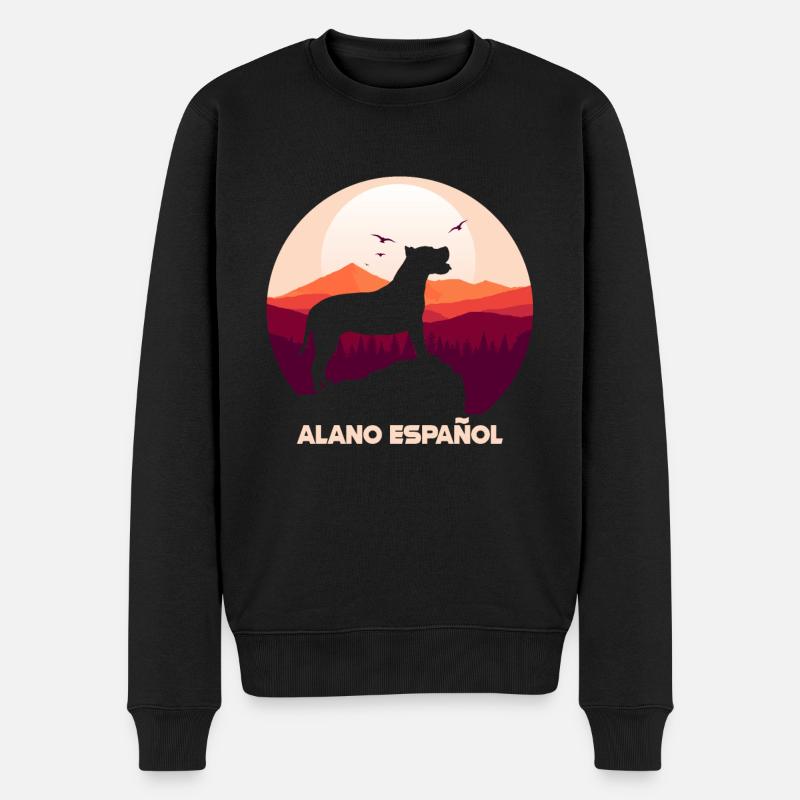 Alano Espanol - Pull Premium bio Homme - noir