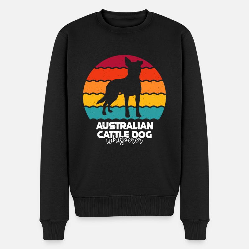 Bouvier australien - Pull Premium bio Homme - noir