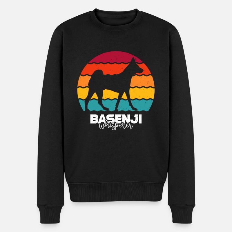 Basenji - Pull Premium bio Homme - noir