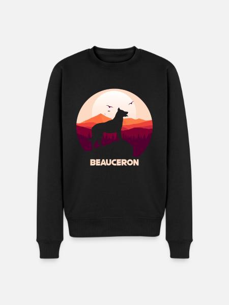 Beauceron - Männer Premium Bio Pullover - Schwarz