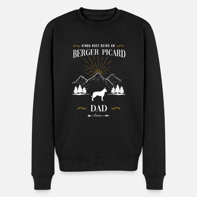 Berger de Picardie - Berger Picard - Pull Premium bio Homme - noir