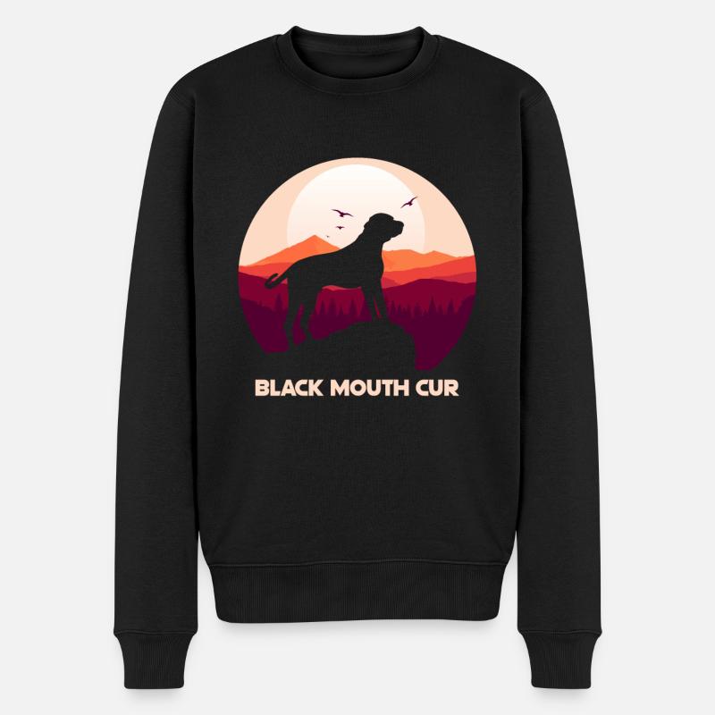 Black Mouth Cur - Männer Premium Bio Pullover - Schwarz