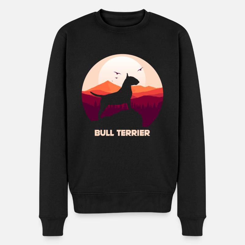 Bullterrier Bull Terrier - Pull Premium bio Homme - noir