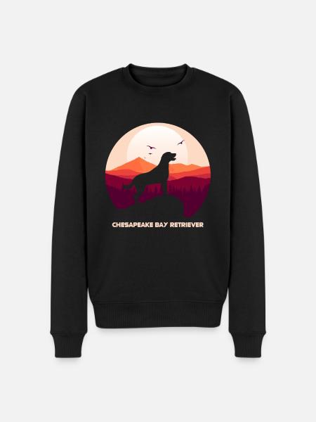 Chesapeake Bay Retriever - Men's Premium Organic Jumper - black