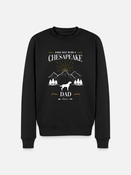 Chesapeake Bay Retriever - Men's Premium Organic Jumper - black