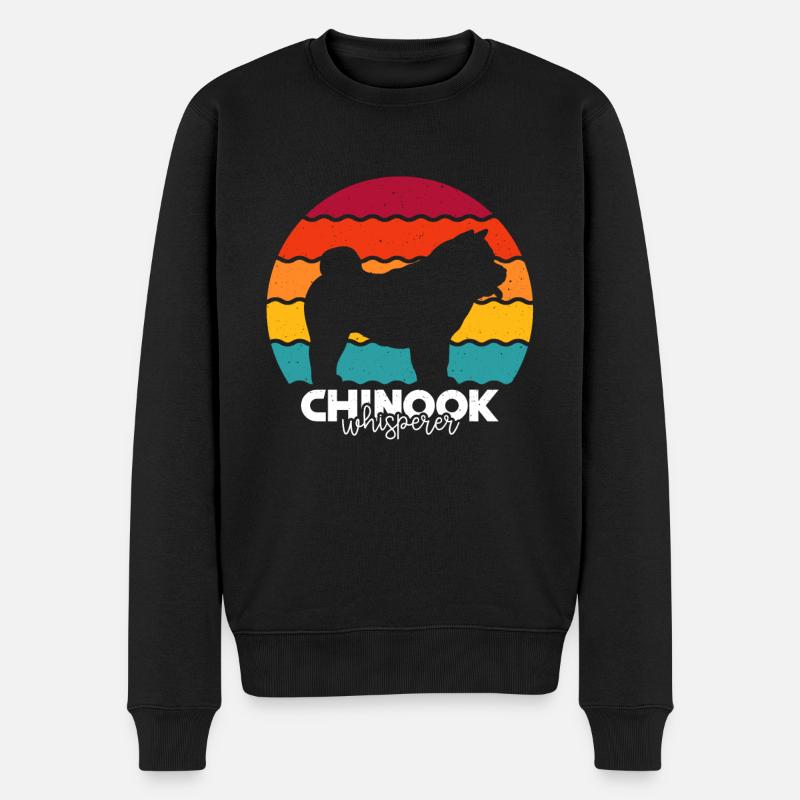 Chow Chow - Männer Premium Bio Pullover - Schwarz