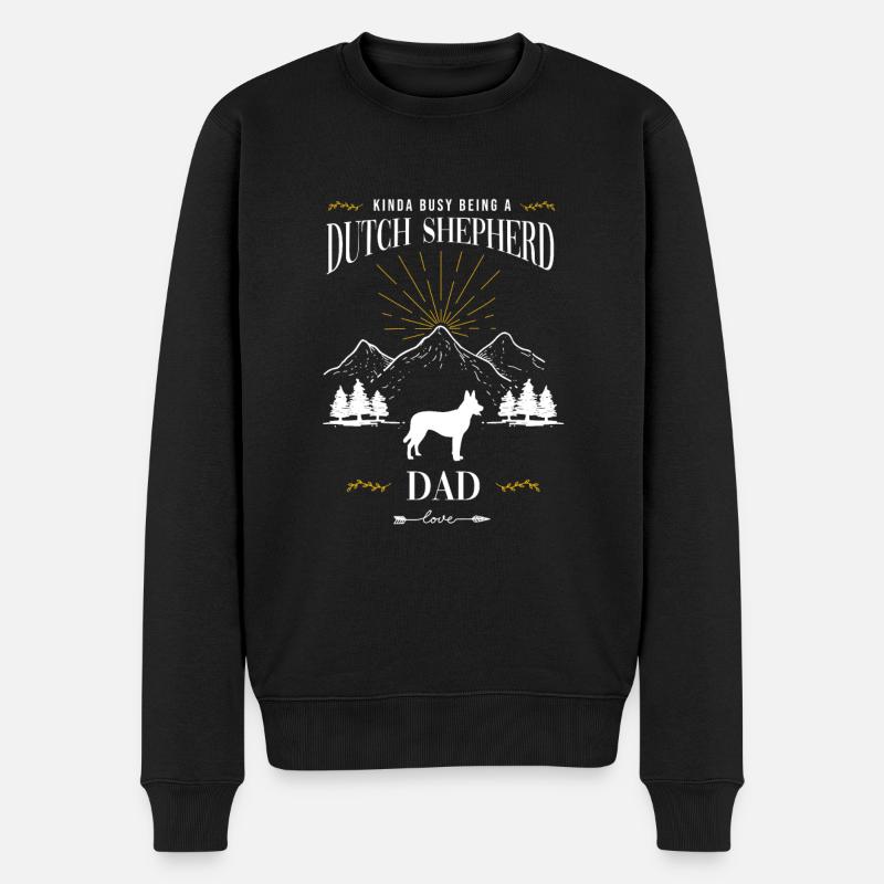 Berger hollandais Hollandse Herdershond - Pull Premium bio Homme - noir