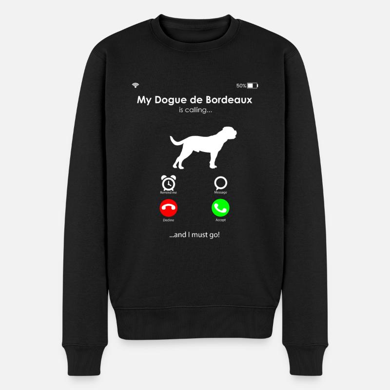 Dogue de Bordeaux - Pull Premium bio Homme - noir
