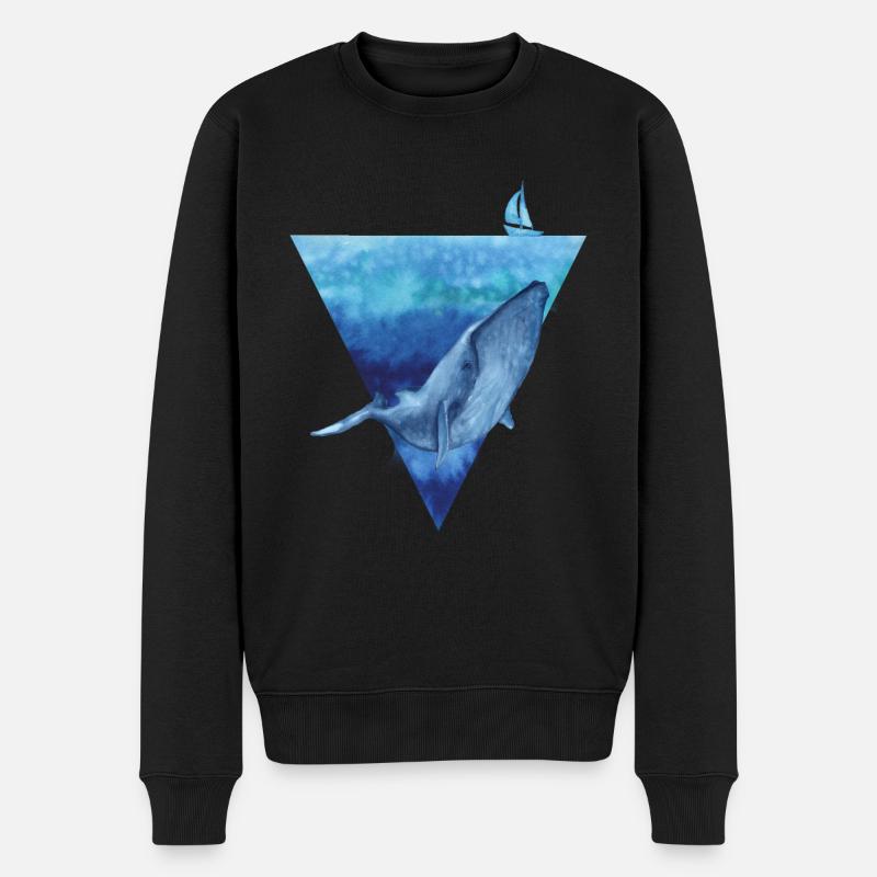 Save the Planet / Save the Whales Forest Environment - Pull Premium bio Homme - noir
