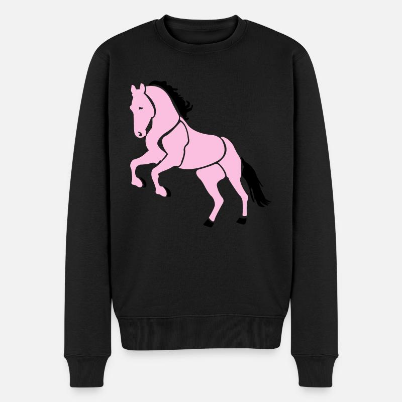Cabriole cavalière - Pull Premium bio Homme - noir