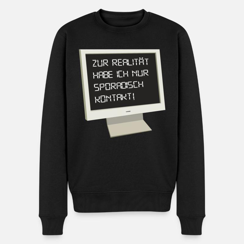 Télé réalité - Pull Premium bio Homme - noir