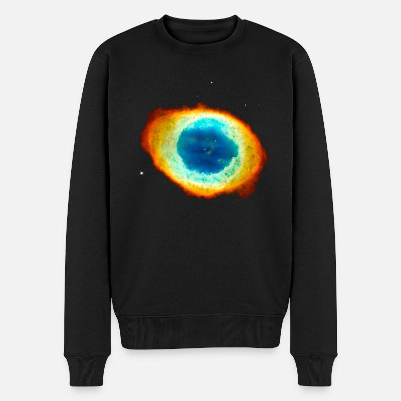 Helix Nebel, Gottes Auge, Wassermann, Space, - Männer Premium Bio Pullover - Schwarz