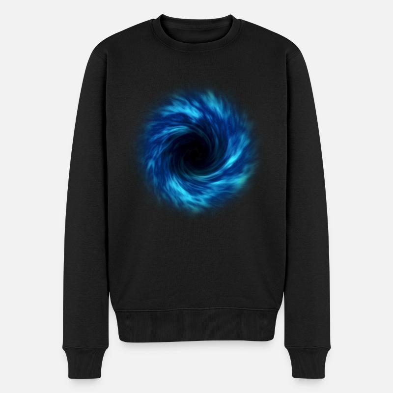 Black Hole - Männer Premium Bio Pullover - Schwarz