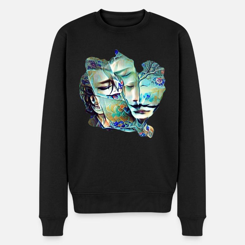 Amour éternel - Pull Premium bio Homme - noir