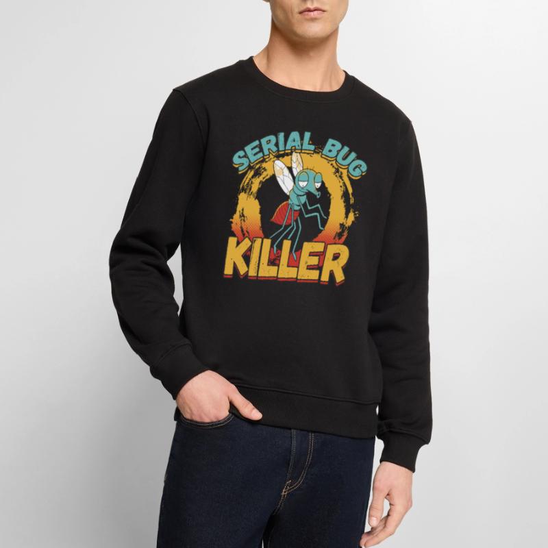 Serial Bug Killer for a Pest Control Technician Männer Premium Bio Pullover