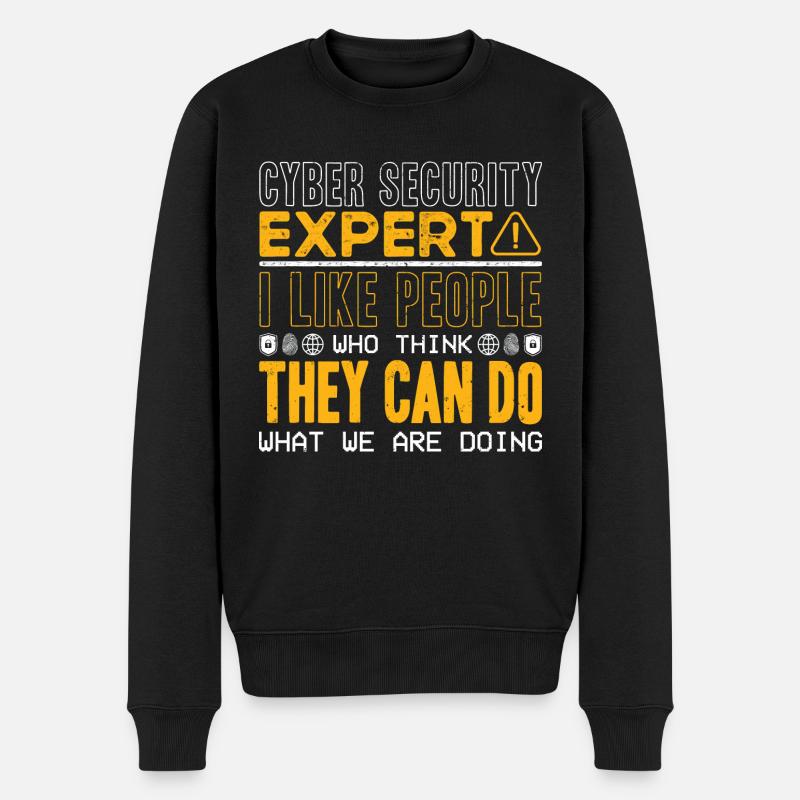 Expert en cybersécurité Hacker éthique - Pull Premium bio Homme - noir