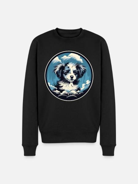 Chiot mignon - Pull Premium bio Homme - noir