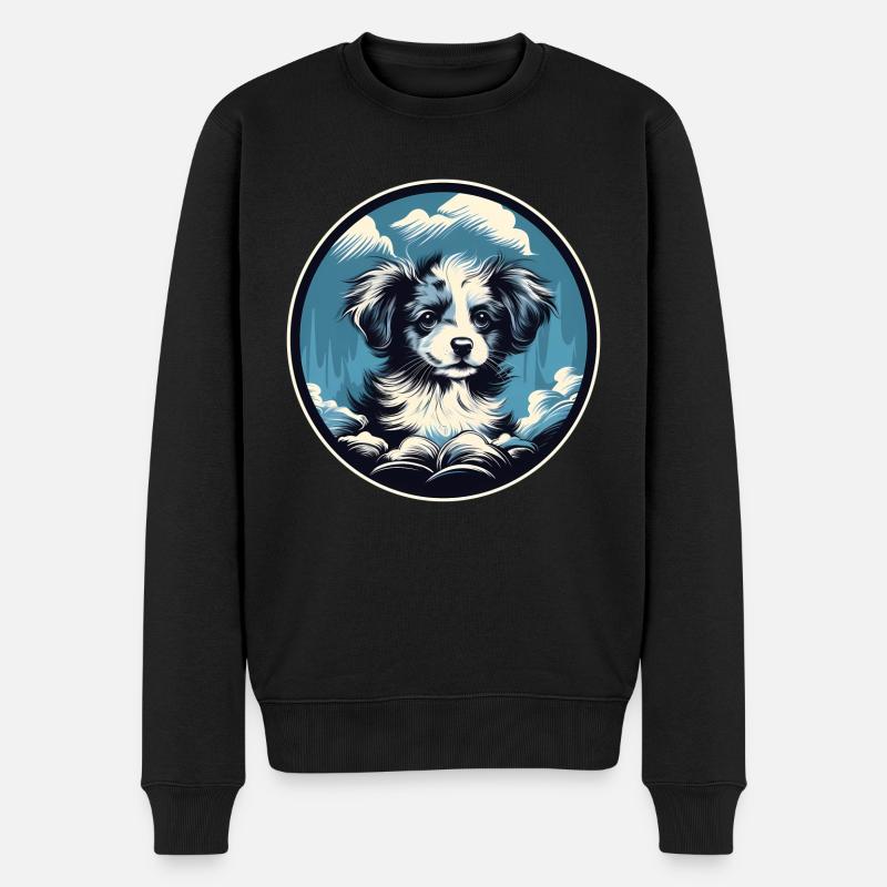 Chiot mignon - Pull Premium bio Homme - noir