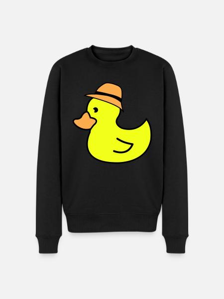 Duck Hat - Men's Premium Organic Jumper - black